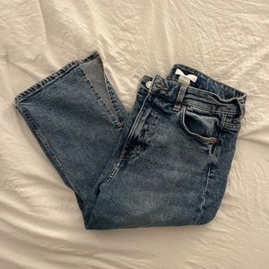 HM split jeans